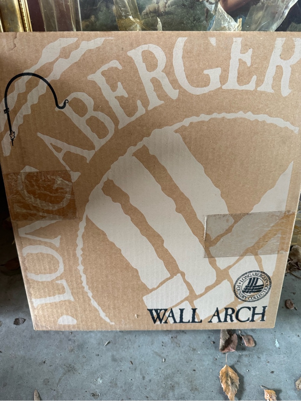 NIB Longaberger Wrought Iron Wall Arch